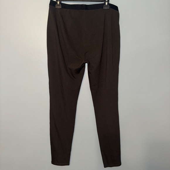 EUC Eileen Fisher System Stretch Ponte Slim Pants Brown Size Medium - Picture 5 of 6